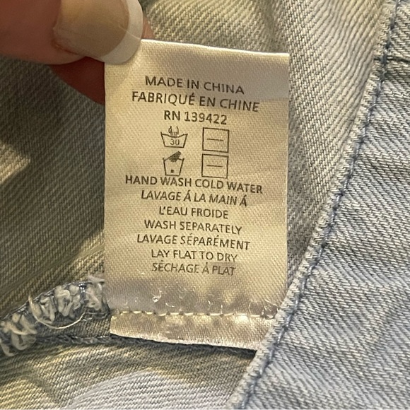 Tobi Denim Light Blue Wash Wrap Skirt - Picture 10 of 10